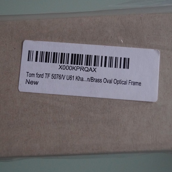 Tom Ford Optical Frame Khaki/Brass NWT - Picture 8 of 8